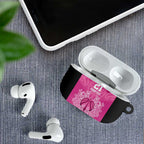 New Zealand Custom AirPods Case Fire Basketball Maori Tribal Pink - Aussie Hoodie