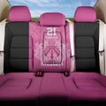New Zealand Custom Back Car Seat Cover Fire Basketball Maori Tribal Pink - Aussie Hoodie