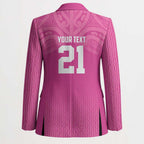 New Zealand Custom Blazer Fire Basketball Maori Tribal Pink - Aussie Hoodie