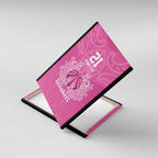 New Zealand Custom Canvas Wall Art Fire Basketball Maori Tribal Pink - Aussie Hoodie