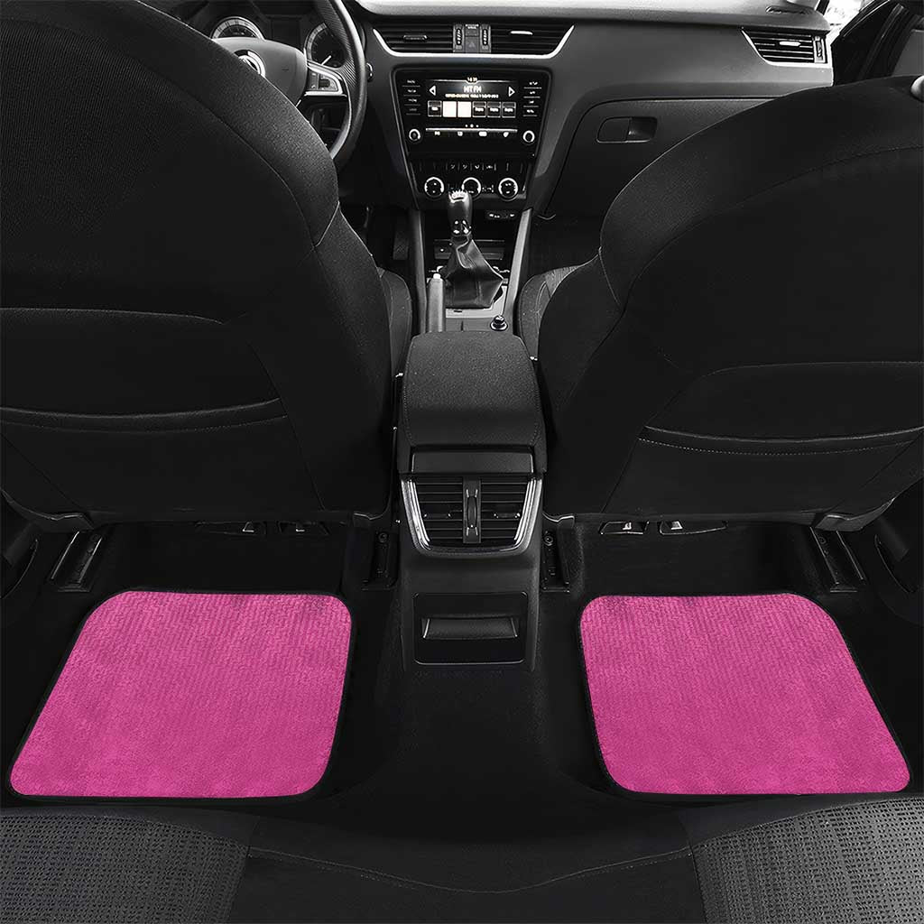 New Zealand Custom Car Mats Fire Basketball Maori Tribal Pink - Aussie Hoodie