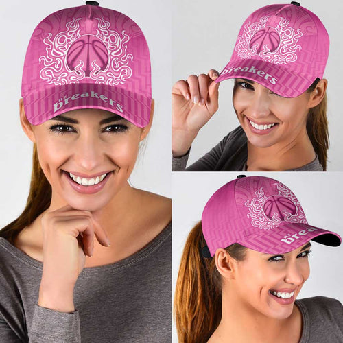 New Zealand Classic Cap Fire Basketball Maori Tribal Pink - Aussie Hoodie