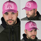 New Zealand Classic Cap Fire Basketball Maori Tribal Pink - Aussie Hoodie
