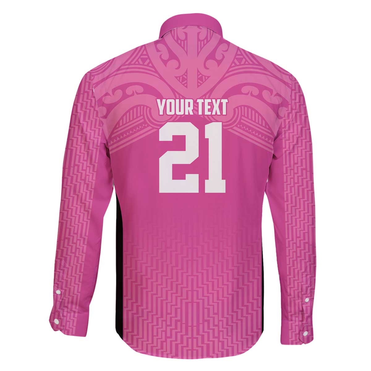 New Zealand Custom Family Matching Off The Shoulder Long Sleeve Dress and Hawaiian Shirt Fire Basketball Maori Tribal Pink - Aussie Hoodie