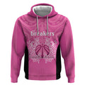 New Zealand Custom Hoodie Fire Basketball Maori Tribal Pink - Aussie Hoodie