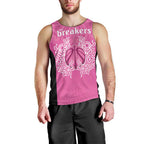 New Zealand Custom Men Tank Top Fire Basketball Maori Tribal Pink - Aussie Hoodie