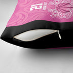 New Zealand Custom Pillow Cover Fire Basketball Maori Tribal Pink - Aussie Hoodie