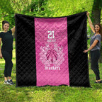 New Zealand Custom Quilt Fire Basketball Maori Tribal Pink - Aussie Hoodie