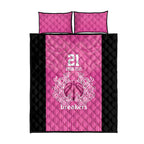 New Zealand Custom Quilt Bed Set Fire Basketball Maori Tribal Pink - Aussie Hoodie