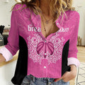 New Zealand Custom Women Casual Shirt Fire Basketball Maori Tribal Pink - Aussie Hoodie