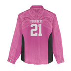 New Zealand Custom Women Casual Shirt Fire Basketball Maori Tribal Pink - Aussie Hoodie