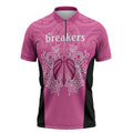New Zealand Custom Zipper Polo Shirt Fire Basketball Maori Tribal Pink - Aussie Hoodie