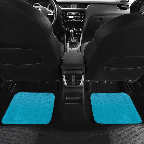 New Zealand Custom Car Mats Fire Basketball Maori Tribal Sky Blue - Aussie Hoodie