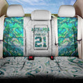 Custom New Zealand Aotearoa Back Car Seat Cover Green Maori Paua Shell Indigenous - Aussie Hoodie