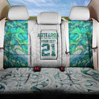 Custom New Zealand Aotearoa Back Car Seat Cover Green Maori Paua Shell Indigenous - Aussie Hoodie