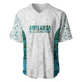 Custom New Zealand Aotearoa Baseball Jersey Green Maori Paua Shell Indigenous - Aussie Hoodie