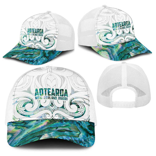New Zealand Aotearoa Baseball Net Cap Green Maori Papua Shell Indigenous - Aussie Hoodie