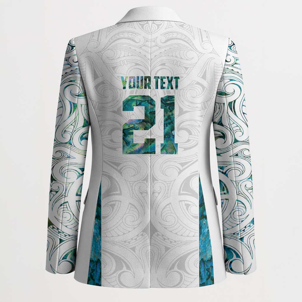 Custom New Zealand Aotearoa Blazer Green Maori Paua Shell Indigenous - Aussie Hoodie