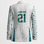 Custom New Zealand Aotearoa Blazer Green Maori Paua Shell Indigenous - Aussie Hoodie