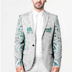 Custom New Zealand Aotearoa Blazer Green Maori Paua Shell Indigenous - Aussie Hoodie