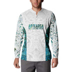 Custom New Zealand Aotearoa Button Sweatshirt Green Maori Paua Shell Indigenous - Aussie Hoodie