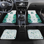 Custom New Zealand Aotearoa Car Mats Green Maori Paua Shell Indigenous - Aussie Hoodie