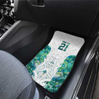Custom New Zealand Aotearoa Car Mats Green Maori Paua Shell Indigenous - Aussie Hoodie