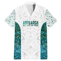 Custom New Zealand Aotearoa Family Matching Mermaid Dress and Hawaiian Shirt Green Maori Paua Shell Indigenous - Aussie Hoodie