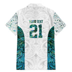 Custom New Zealand Aotearoa Family Matching Mermaid Dress and Hawaiian Shirt Green Maori Paua Shell Indigenous - Aussie Hoodie