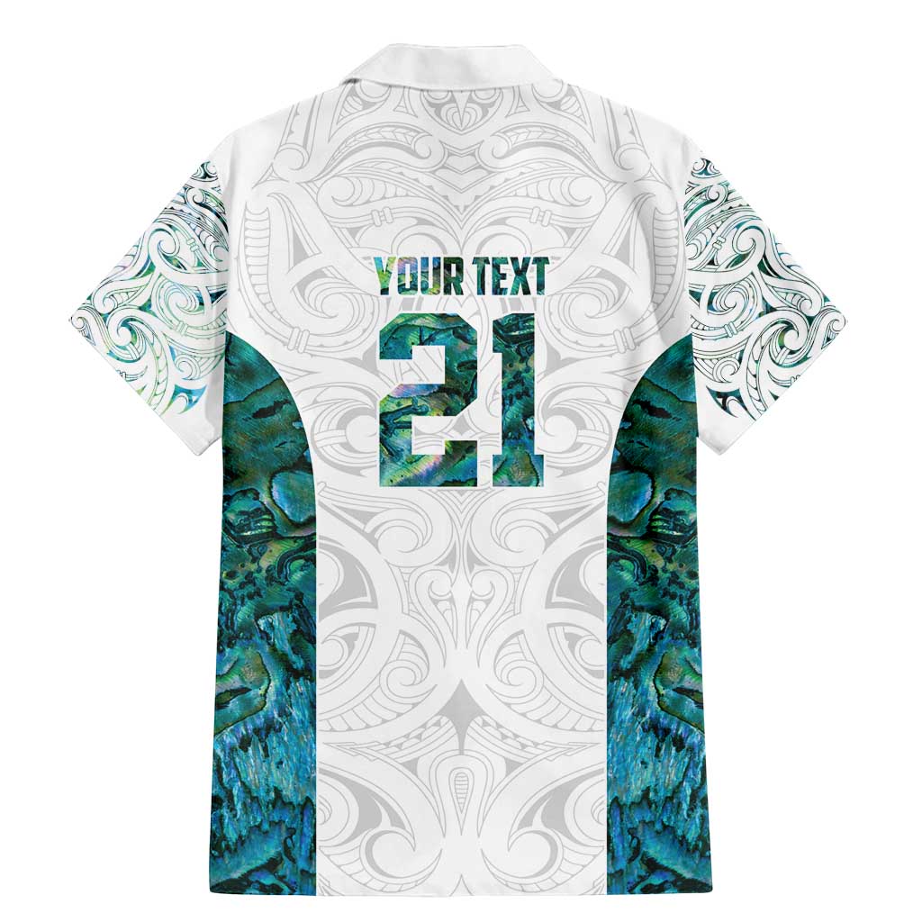 Custom New Zealand Aotearoa Family Matching Mermaid Dress and Hawaiian Shirt Green Maori Paua Shell Indigenous - Aussie Hoodie