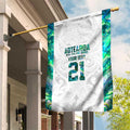 Custom New Zealand Aotearoa Garden Flag Green Maori Paua Shell Indigenous - Aussie Hoodie