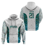 Custom New Zealand Aotearoa Hoodie Green Maori Paua Shell Indigenous - Aussie Hoodie