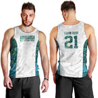 Custom New Zealand Aotearoa Men Tank Top Green Maori Paua Shell Indigenous - Aussie Hoodie