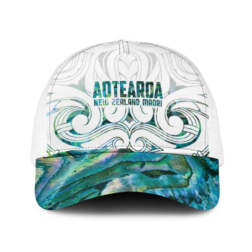 New Zealand Aotearoa Mesh Trucker Cap Green Maori Papua Shell Indigenous - Aussie Hoodie