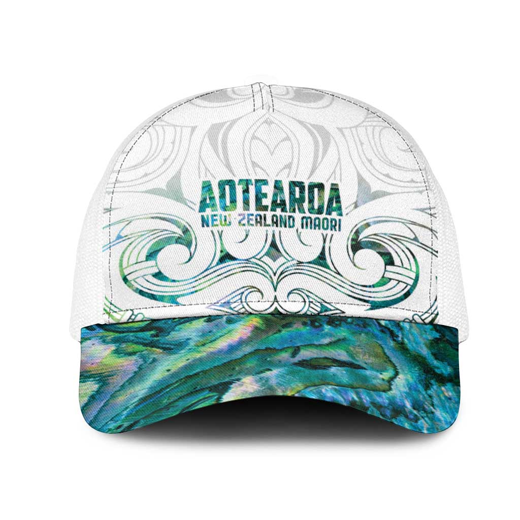 New Zealand Aotearoa Mesh Trucker Cap Green Maori Papua Shell Indigenous - Aussie Hoodie
