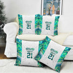 Custom New Zealand Aotearoa Pillow Cover Green Maori Paua Shell Indigenous - Aussie Hoodie