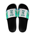 Custom New Zealand Aotearoa Slide Sandals Green Maori Paua Shell Indigenous - Aussie Hoodie