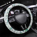 New Zealand Aotearoa Steering Wheel Cover Green Maori Paua Shell Indigenous - Aussie Hoodie