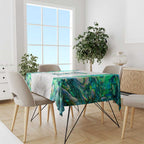 Custom New Zealand Aotearoa Tablecloth Green Maori Paua Shell Indigenous - Aussie Hoodie