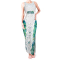 Custom New Zealand Aotearoa Tank Maxi Dress Green Maori Paua Shell Indigenous - Aussie Hoodie