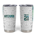 Custom New Zealand Aotearoa Tumbler Cup Green Maori Paua Shell Indigenous - Aussie Hoodie