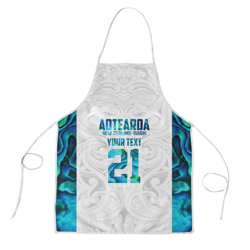 Custom New Zealand Aotearoa Apron Maori Paua Shell Indigenous - Aussie Hoodie