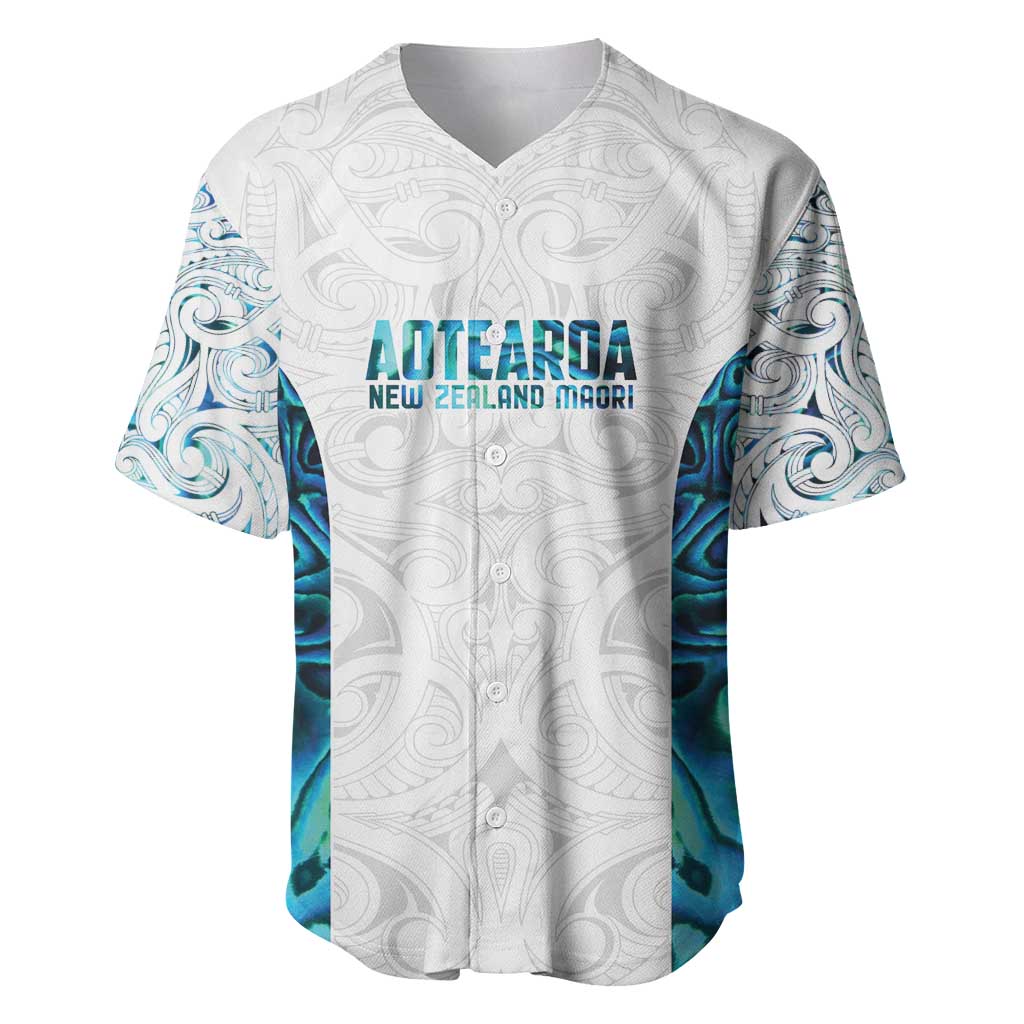 Custom New Zealand Aotearoa Baseball Jersey Maori Paua Shell Indigenous - Aussie Hoodie