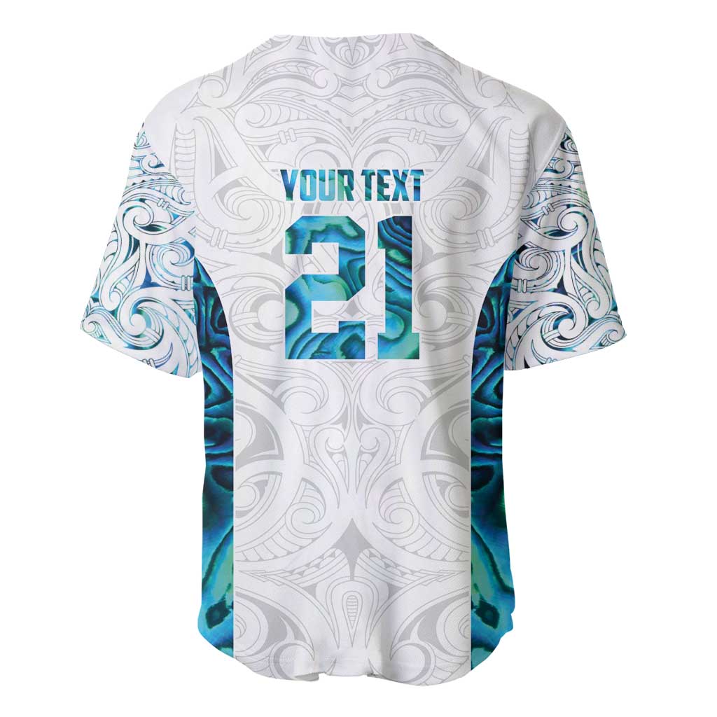 Custom New Zealand Aotearoa Baseball Jersey Maori Paua Shell Indigenous - Aussie Hoodie