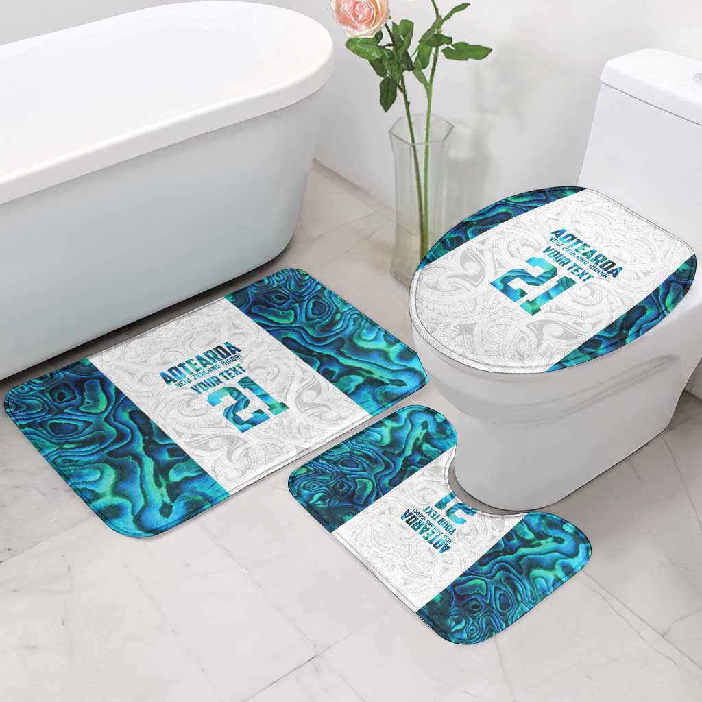 Custom New Zealand Aotearoa Bathroom Set Maori Paua Shell Indigenous - Aussie Hoodie