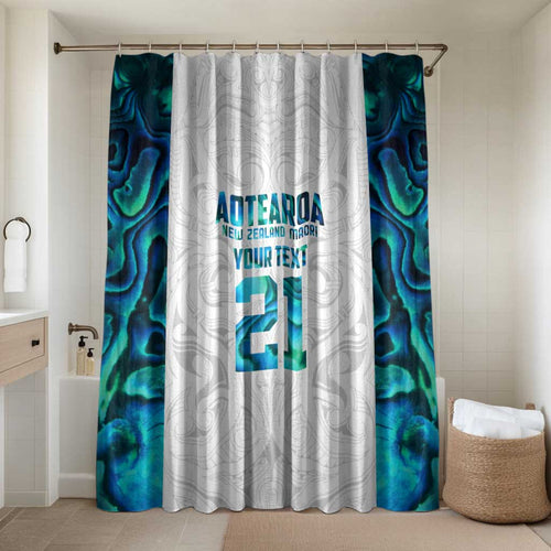 Custom New Zealand Aotearoa Bathroom Set Maori Paua Shell Indigenous - Aussie Hoodie