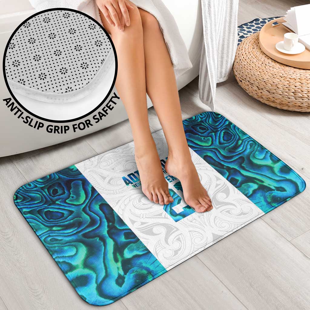 Custom New Zealand Aotearoa Bathroom Set Maori Paua Shell Indigenous - Aussie Hoodie