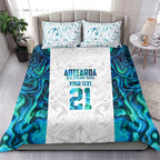 Custom New Zealand Aotearoa Bedding Set Maori Paua Shell Indigenous - Aussie Hoodie