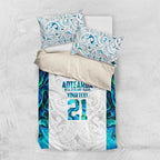 Custom New Zealand Aotearoa Bedding Set Maori Paua Shell Indigenous - Aussie Hoodie
