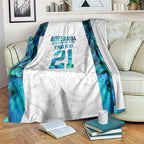 Custom New Zealand Aotearoa Blanket Maori Paua Shell Indigenous - Aussie Hoodie
